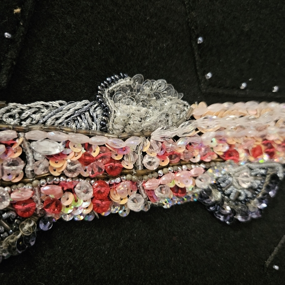 Michael Simon - Beaded Sequin Retro Pink Cadillac Rockabilly Purse - Picture 5 of 12